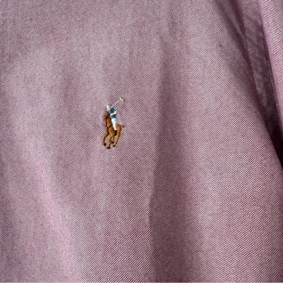 Ralph Lauren Light Purple Casual Button-Down Shirt - Picture 5 of 7